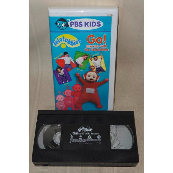 Teletubbies Go! Exercise with the Teletubbies VHS Vintage - Picture 4 of 4
